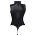 Cottelli Sexy Wet Look Bodysuit With Hook And Eye For Her - Small - Peaches and Screams