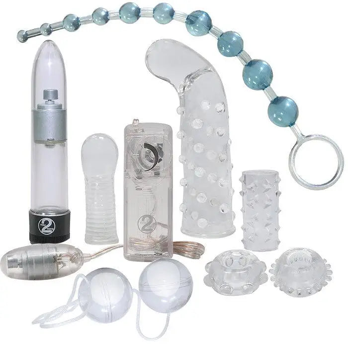 Crystal Clear Soft Jelly Sex Toy Collection With Assorted Length - Peaches and Screams