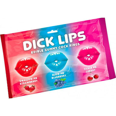 Shop Dick Lips Edible Gummy Flavored Cock Rings - Save 20