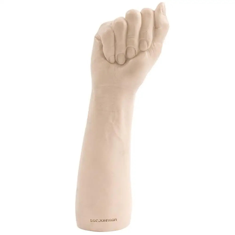 Doc Johnson Realistic Feel Flesh Pink Extra Large Fist Dildo - Peaches and Screams