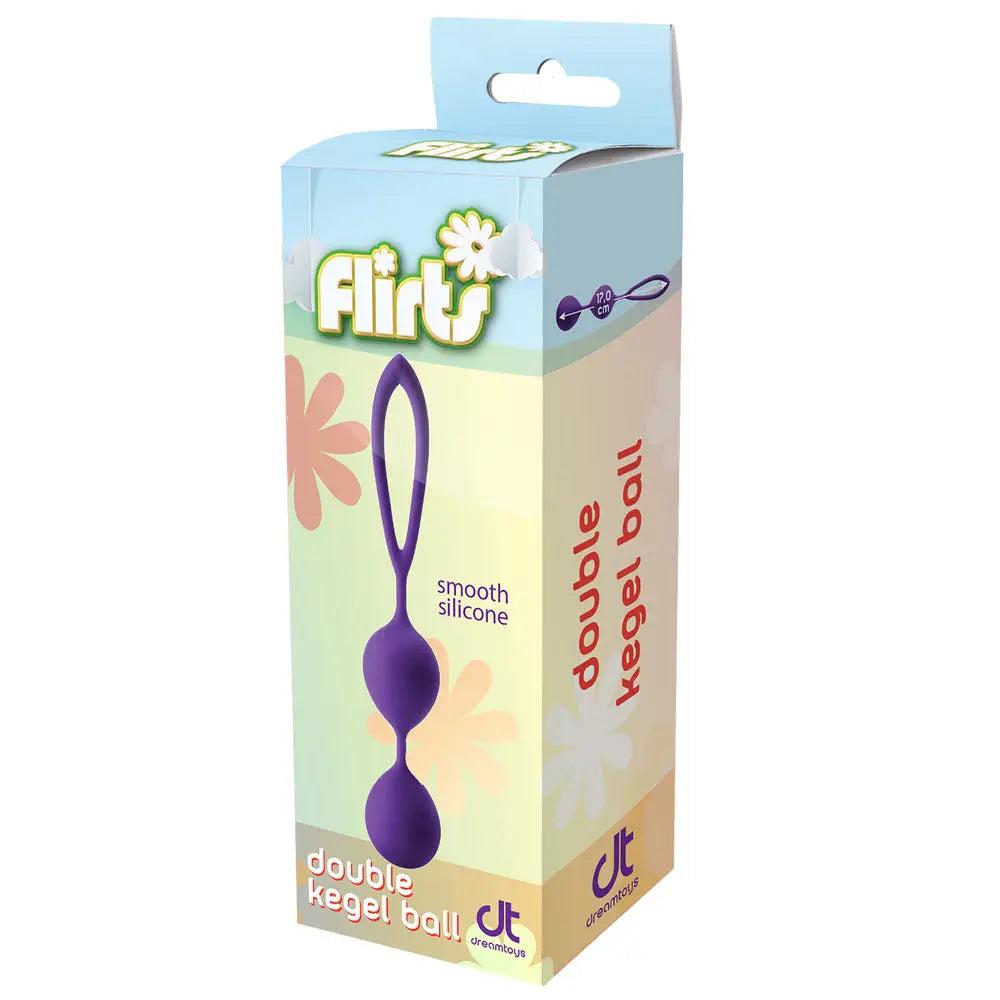 Dream Toys Silicone Purple Kegel Balls For Her - Peaches and Screams
