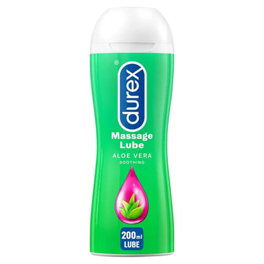 Durex Aloe Vera Soothing Water - based Massage Lube 200ml - Peaches and Screams