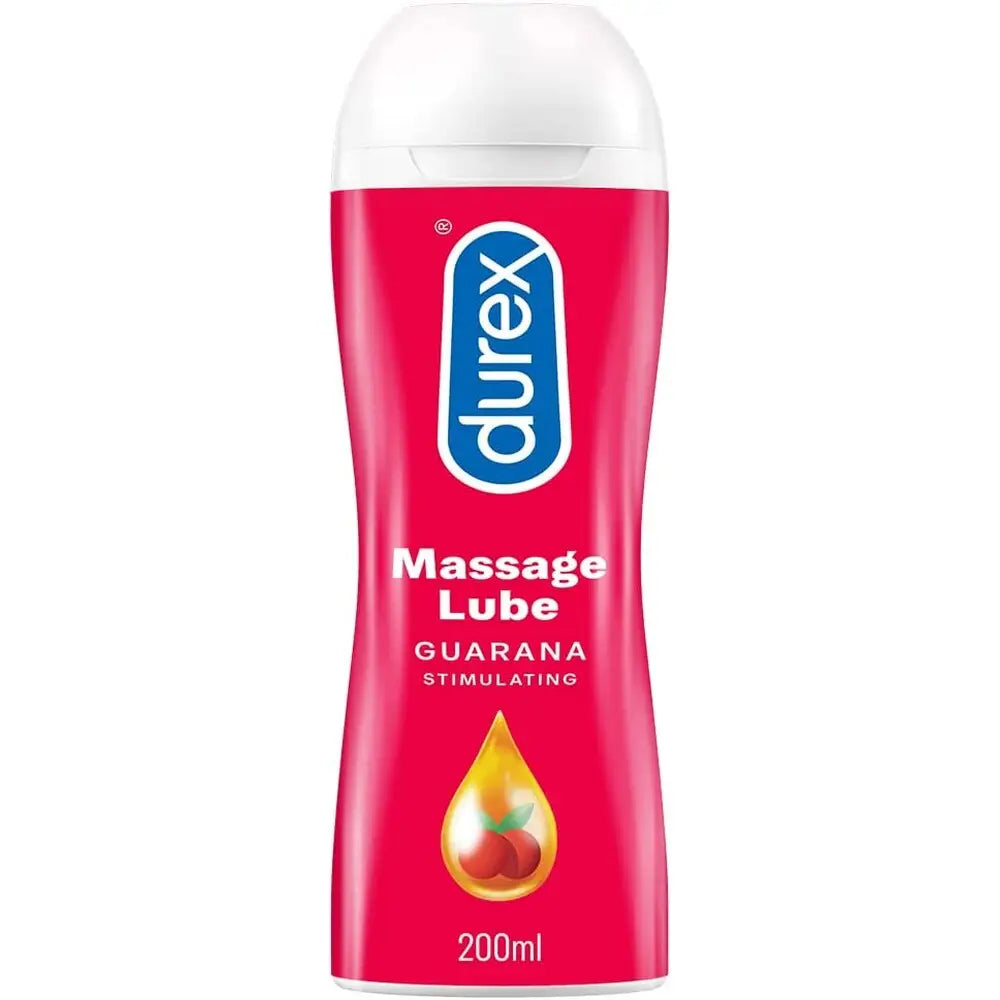 Durex Guarana Stimulating Water-based Massage Lube 200ml - Peaches and Screams