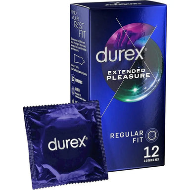 Durex Latex Clear Regular Fit Condoms 12 Pack - Peaches and Screams