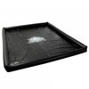 Erotic black touche body slide play mat with inflatable sides - peaches and screams