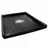 Erotic black touche body slide play mat with inflatable sides - peaches and screams