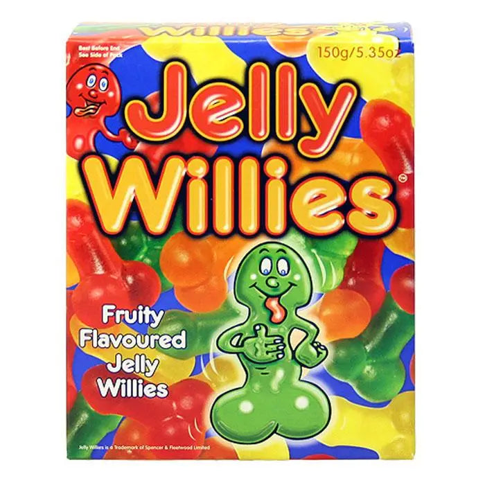 Erotic Fruit Flavoured Jelly Willies 150g - Peaches and Screams