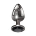 Evolved Stainless Steel Black Gem Anal Plug Set - Peaches and Screams