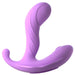 Fantasy Silicone Purple G-spot And Clitoral Vibrator With Remote - Peaches and Screams