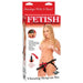 Fetish Fantasy 7 - inch Vibrating Strap - on With Buckles For Lesbian Couples - Peaches and Screams