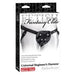 Fetish Fantasy Black Adjustable Strap - on Harness With Silicone O - ring - Peaches and Screams