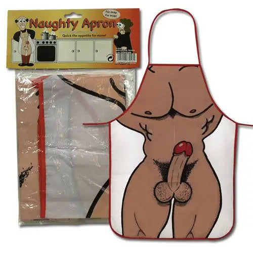 Fetish Fantasy Naughty Flesh Pink Apron Male - Peaches and Screams