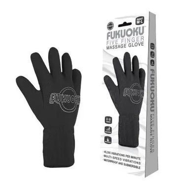 Fukuoku 5-finger Waterproof Vibrating Masturbation Glove (right) - Peaches and Screams