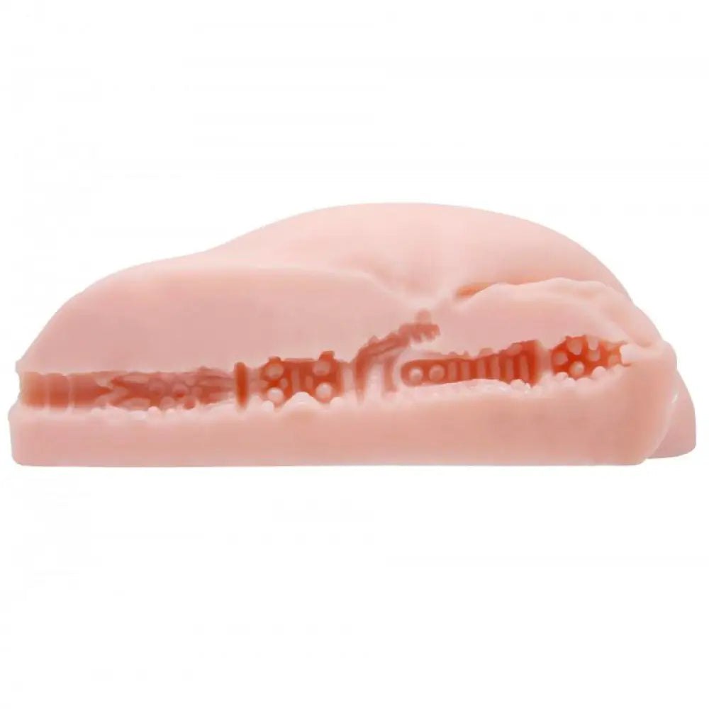 Hidden Desire Realistic Feel Flesh Pink Vibrating Ass and Vagina Masturbator - Peaches and Screams