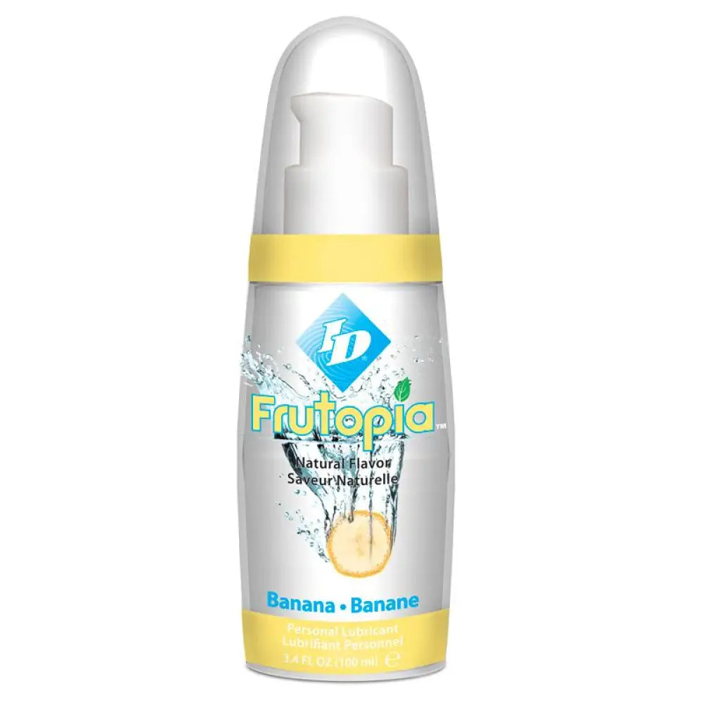 Id frutopia sugar free water based banana lube 100ml - peaches and screams