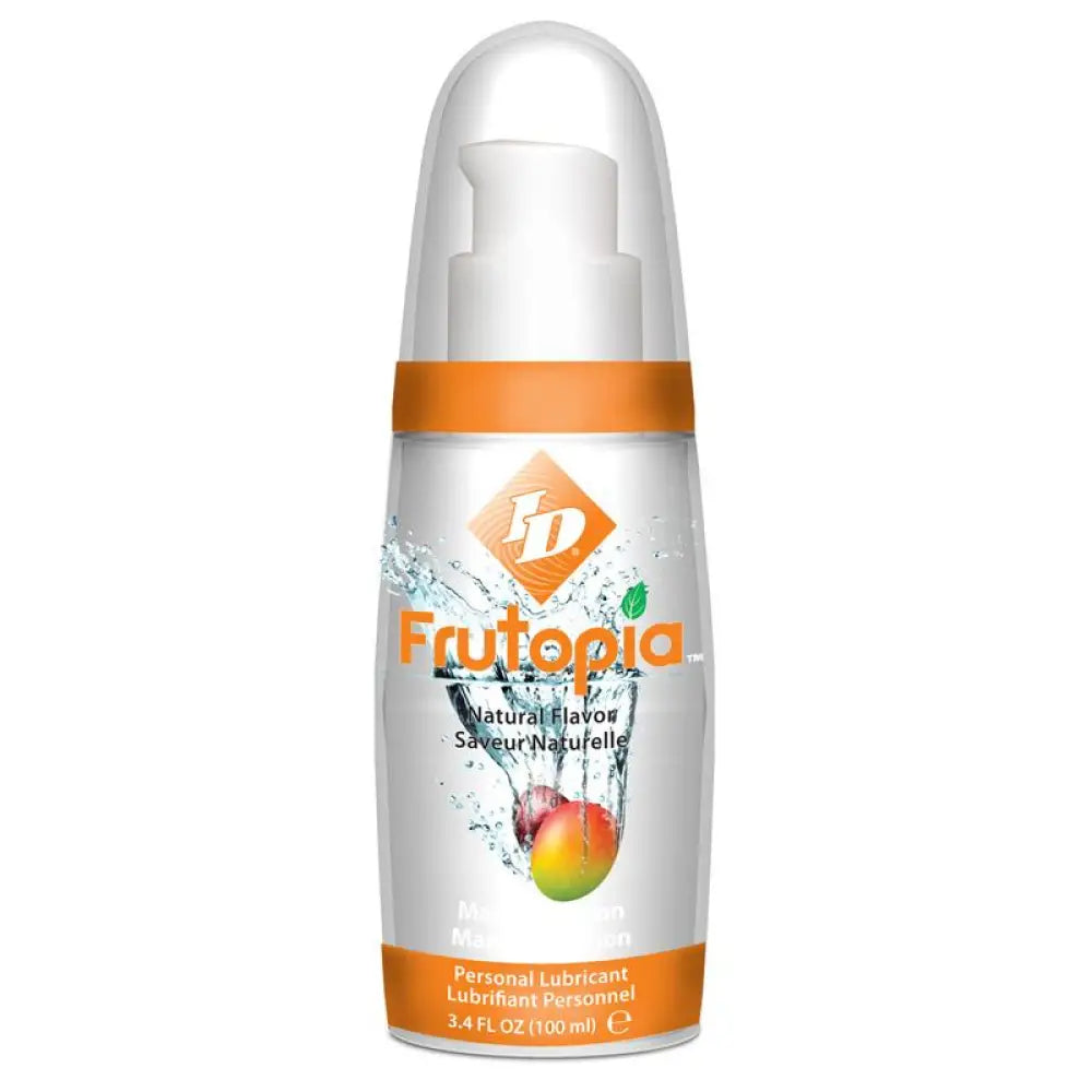 Id frutopia sugar-free water-based mango lube 100ml - peaches and screams
