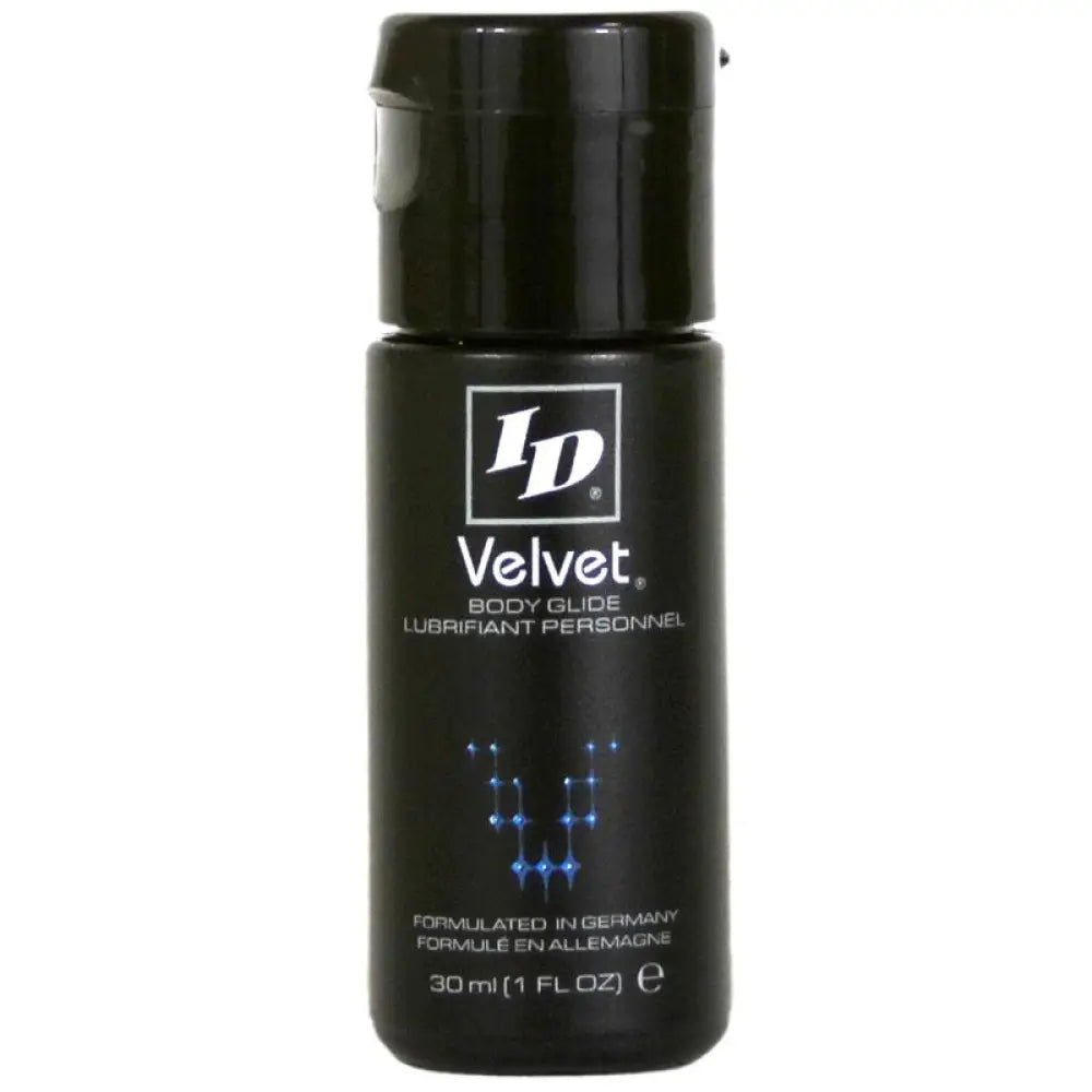 Id velvet body glide silicone based sex lube 1oz - peaches and screams