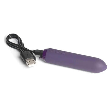 Je Joue 5.25-inch Silicone Classic Purple Mini Bullet Vibrator - Peaches and Screams