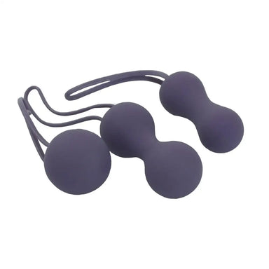 Je Joue Silicone Purple Kegal Orgasm Balls For Her - Peaches and Screams