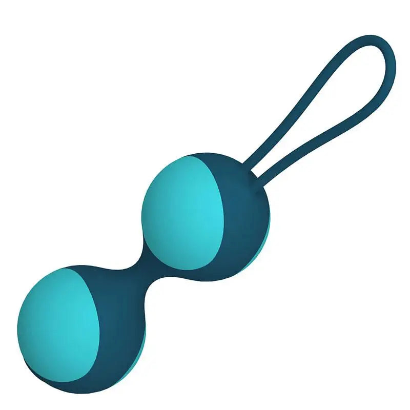 Jopen Green 2-ball Silicone Kegel Set with Retrieval Loop for Her - Peaches and Screams