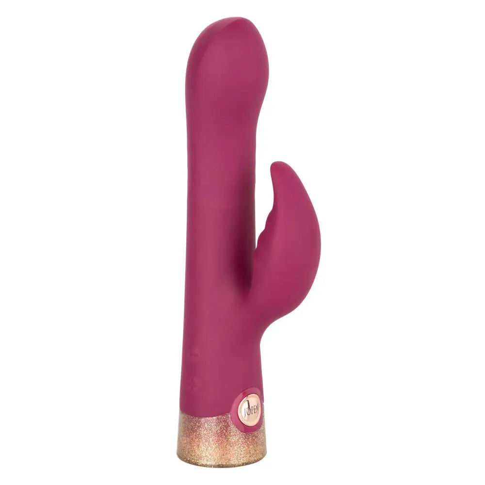 Jopen Silicone Purple Powerful Rechargeable Rabbit Vibrator With Pleasure Beads - Peaches and Screams