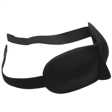 Kink Industries Deluxe Unisex Soft Black Blindfold For Bdsm Couples - Peaches and Screams