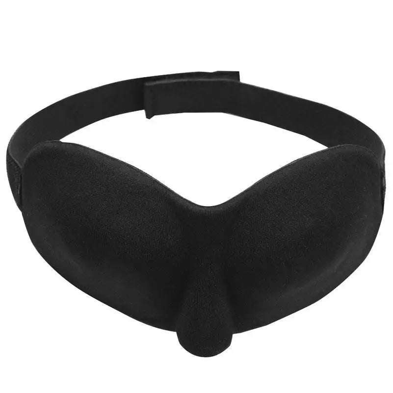 Kink Industries Deluxe Unisex Soft Black Blindfold For Bdsm Couples - Peaches and Screams