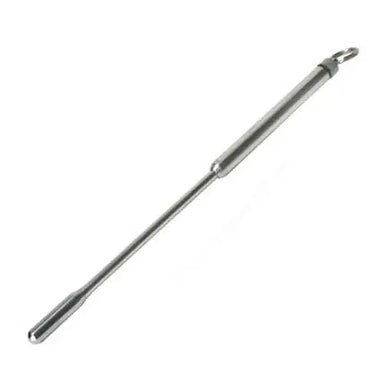 Kink Industries Stainless Steel Silver Vibrating Bondage Urethral Sound - Peaches and Screams