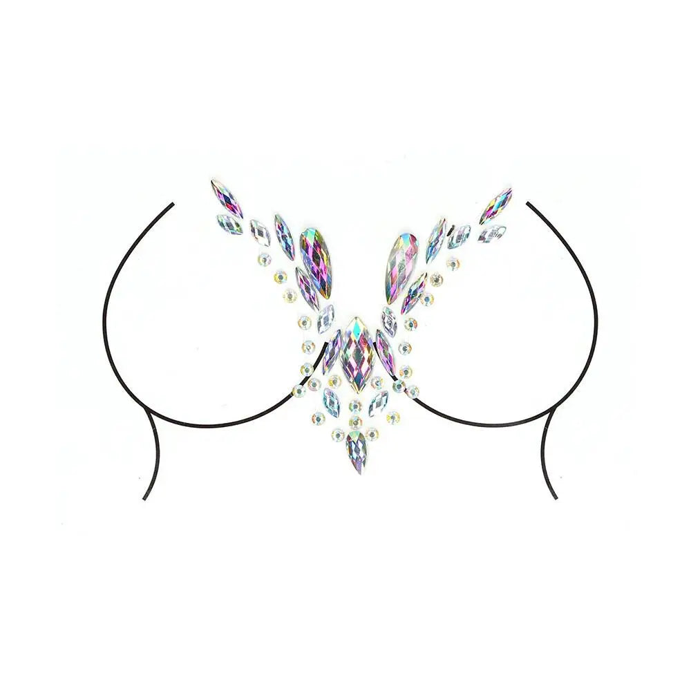 Le Desir Dazzling Deepv Cleavage Bling Sticker - Peaches and Screams