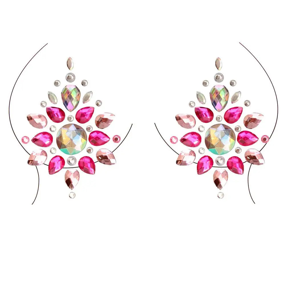 Leg avenue nipple007 phoenix nipple jewels sticker - peaches and screams