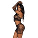 Leg Avenue Sexy Black Lace Tube Dress And Gloves Uk 6 To 12 - Peaches and Screams