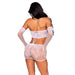 Leg Avenue Sexy White Lace Tube Dress And Gloves Uk 6 To 12 - Peaches and Screams