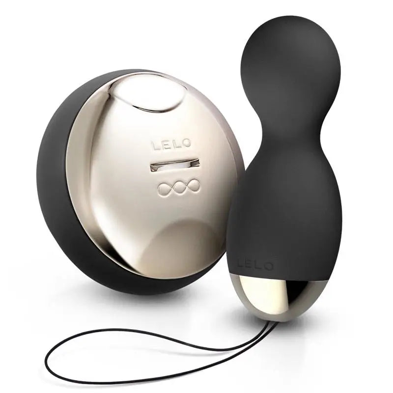 Lelo Black Rechargeable Vibrating Orgasm Ball With Remote For Her - Peaches and Screams