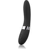 Lelo elise 2 dual silicone black rechargeable g-spot vibrator - peaches and screams