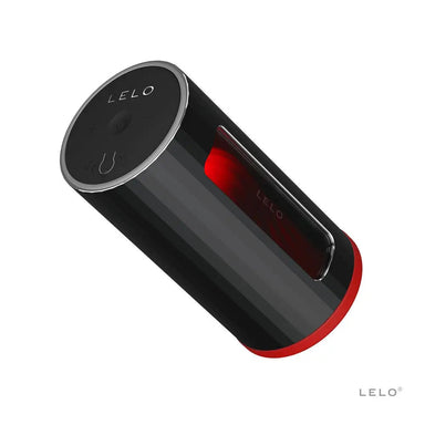 Lelo F1s Silicone Red Rechargeable Vibrating Male Masturbator - Peaches and Screams