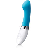 Lelo gigi 2 silicone blue rechargeable discreet g-spot vibrator - peaches and screams