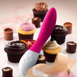 Lelo mona 2 silicone purple rechargeable g-spot vibrator - peaches and screams