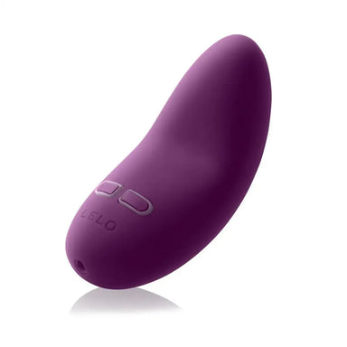 Lelo Rechargeable Purple Luxury Curved Clitoral Vibrator With Satin Pouch - Peaches and Screams