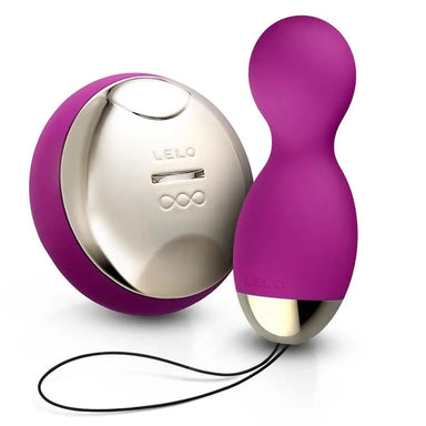 Lelo Rechargeable Purple Vibrating Orgasm Ball With Remote For Her - Peaches and Screams