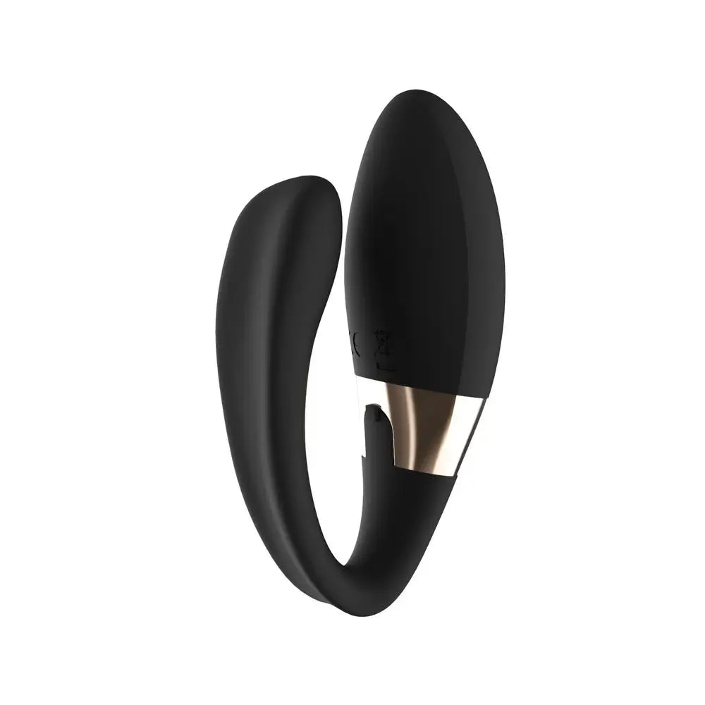 Lelo silicone black rechargeable bendable clitoral vibrator with remote - peaches and screams