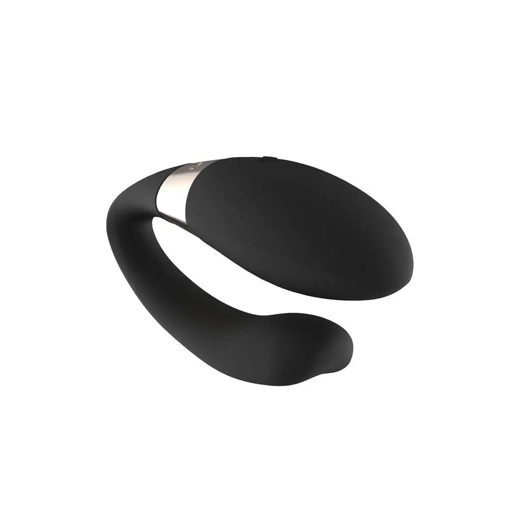 Lelo silicone black rechargeable bendable clitoral vibrator with remote - peaches and screams