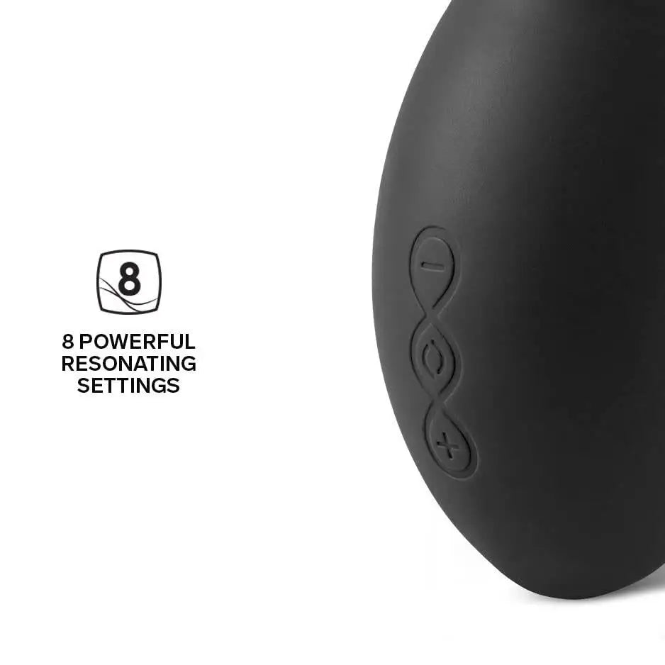 Lelo Silicone Black Rechargeable Clitoral Vibrator With 8 Settings - Peaches and Screams