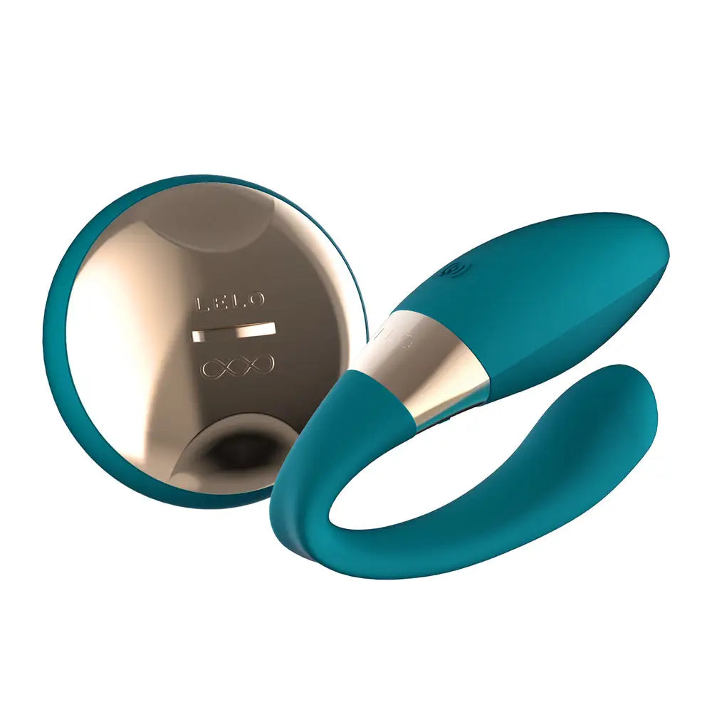 Lelo Silicone Blue Rechargeable Bendable Clitoral Vibrator With Remote - Peaches and Screams