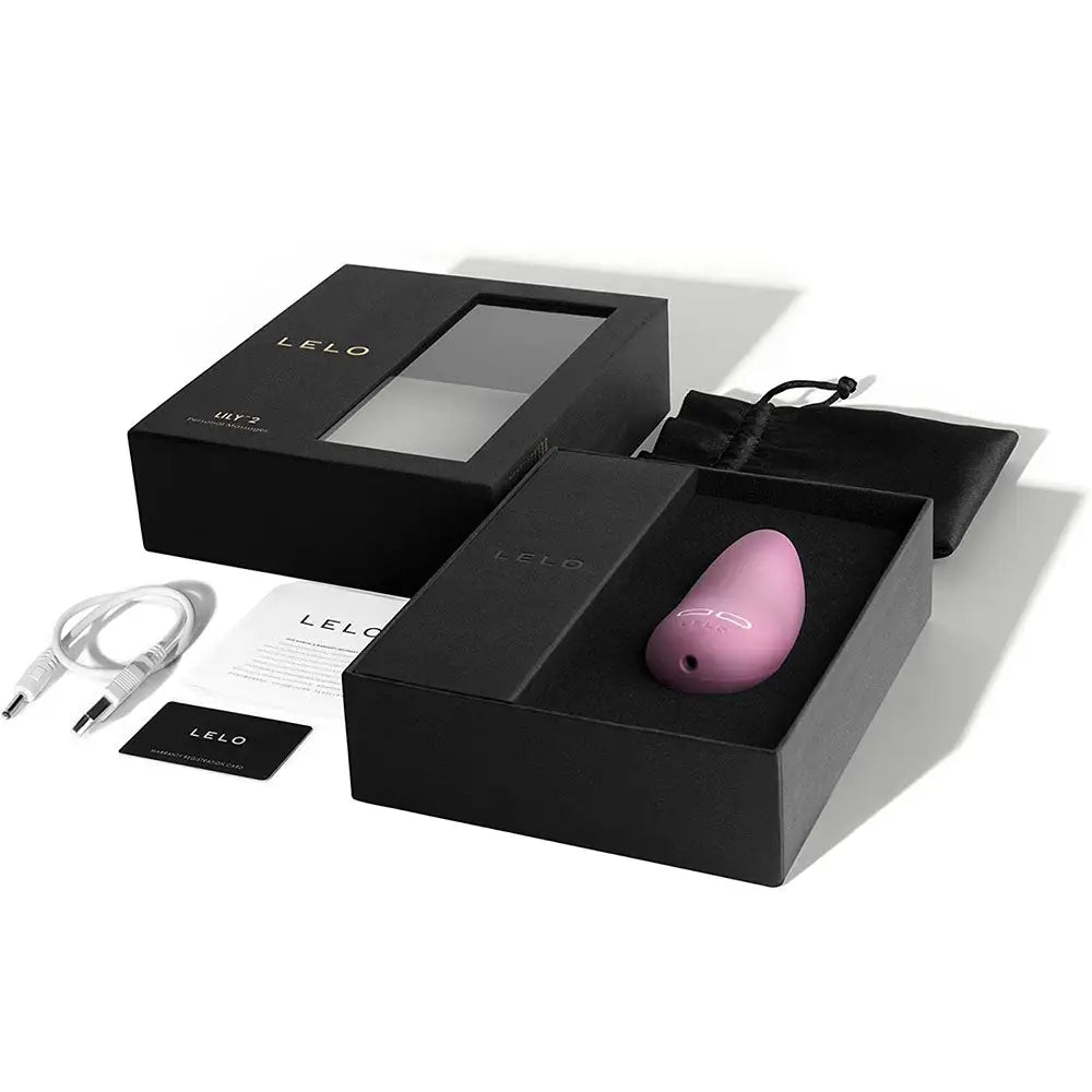 Lelo Silicone Pink Multi - speed Scented Rechargeable Clitoral Vibrator - Peaches and Screams