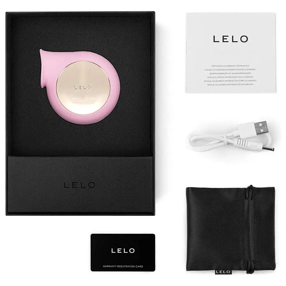 Lelo silicone pink wave rechargeable clitoral massager - peaches and screams