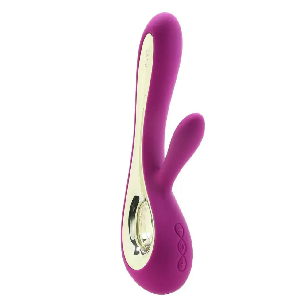 Lelo silicone purple extra powerful rechargeable rabbit vibrator - peaches and screams