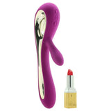 Lelo silicone purple extra powerful rechargeable rabbit vibrator - peaches and screams