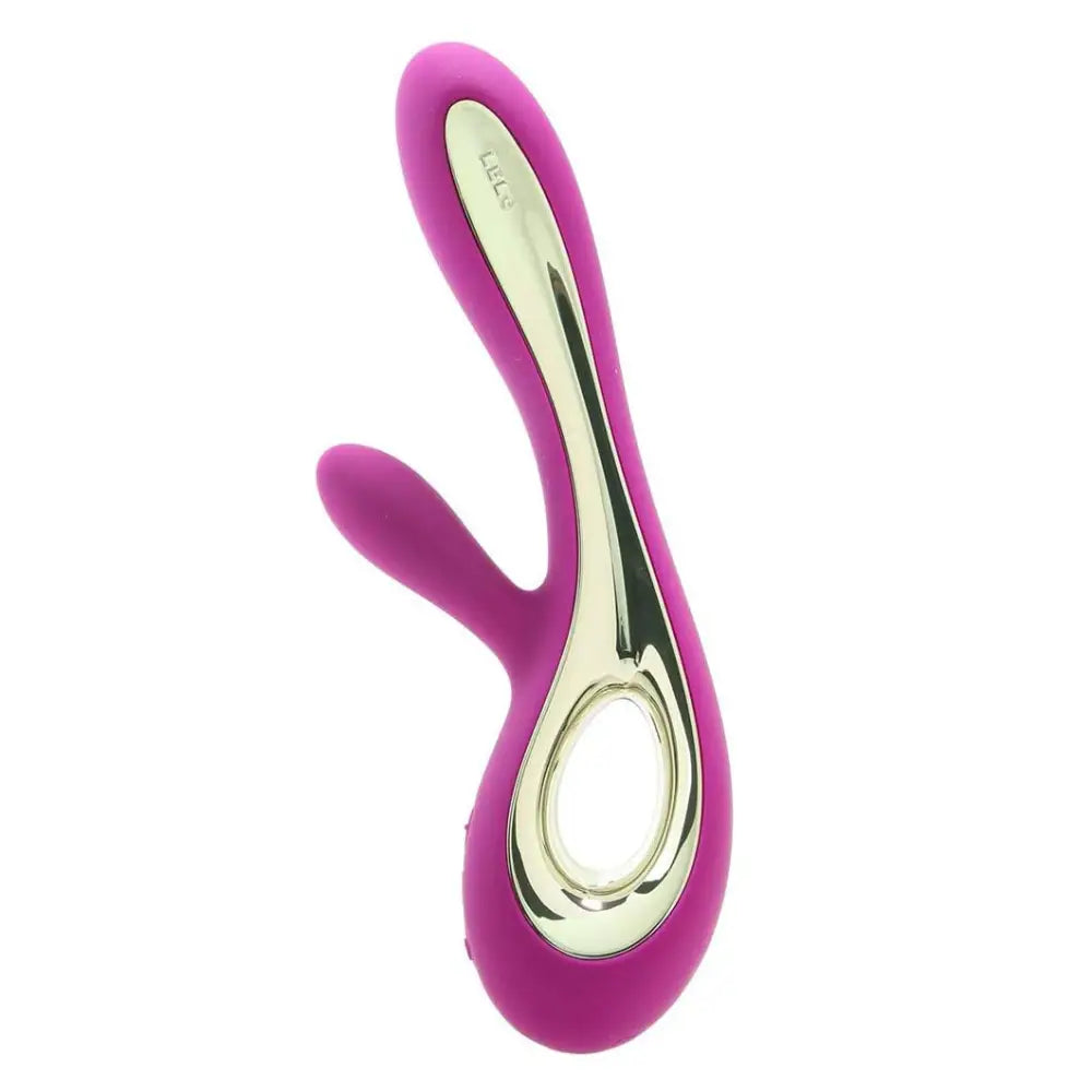 Lelo silicone purple extra powerful rechargeable rabbit vibrator - peaches and screams