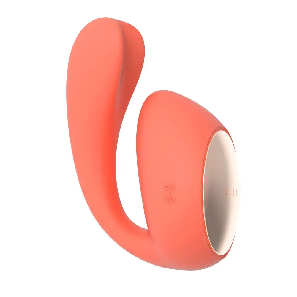 Lelo silicone red rechargeable g spot massager with remote - peaches and screams