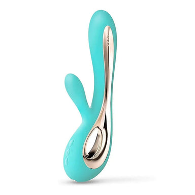 Lelo Soraya 2 Silicone Green Rechargeable Rabbit Vibrator - Peaches and Screams